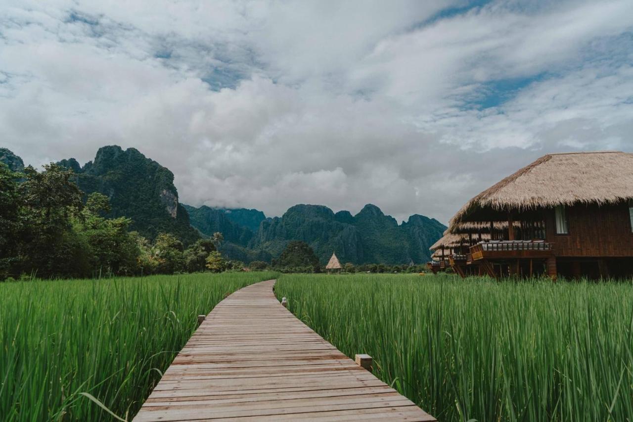 ואנג ויינג Viengtara Vangvieng Resort מראה חיצוני תמונה