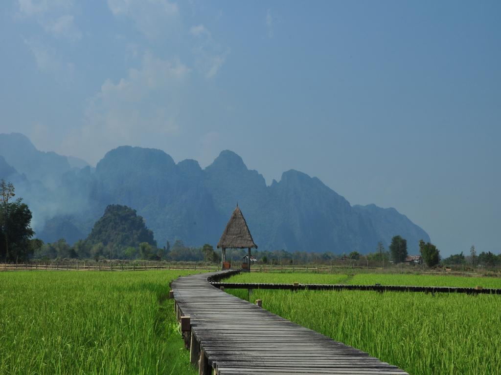 ואנג ויינג Viengtara Vangvieng Resort מראה חיצוני תמונה